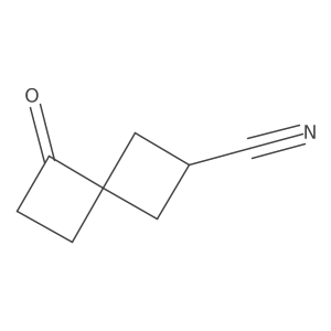 7-Oxospiro[3.3]heptane-2-carbonitrile Structure