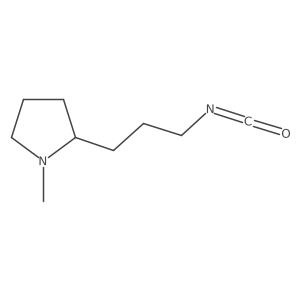 2-(3-Isocyanatopropyl)-1-methylpyrrolidine Structure
