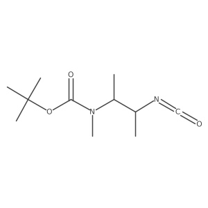 tert-butyl N-(3-isocyanatobutan-2-yl)-N-methylcarbamate Structure