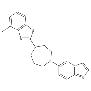 2-(4-{Imidazo[1,2-b]pyridazin-6-yl}-1,4-diazepan-1-yl)-4-methyl-1,3-benzothiazole Structure