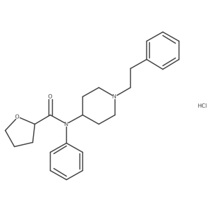 N-(1-phenethylpiperidin-4-yl)-N-phenyl-d5-tetrahydrofuran-2-carboxamide,monohydrochloride结构式