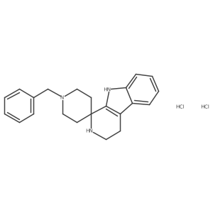 1-Benzyl-2',3',4',9'-tetrahydrospiro[piperidine-4,1'-pyrido[3,4-b]indole] dihydrochloride Structure