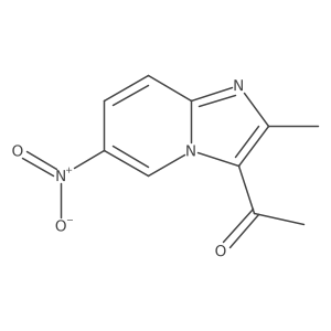 1-(2-Methyl-6-nitroimidazo[1,2-a]pyridin-3-yl)ethanone Structure