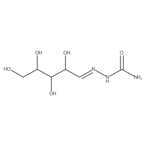 D-Xylose, (aminocarbonyl)hydrazone结构式