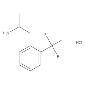1-[2-(Trifluoromethyl)phenyl]propan-2-amine hydrochloride Structure