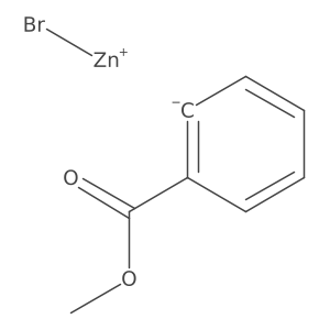 2-methoxycarbonylphenylzinc bromide, 0.50 M in THF结构式