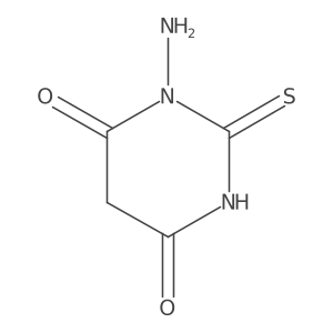 1-Amino-2-thioxo-dihydro-pyrimidine-4,6-dione Structure