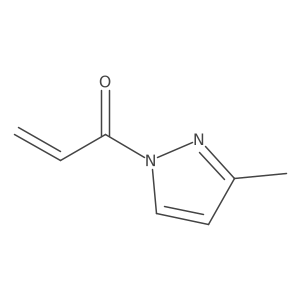 1-(3-methyl-1H-pyrazol-1-yl)prop-2-en-1-one结构式