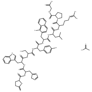 (D-Bna(sup 6))-LHRH acetate Structure