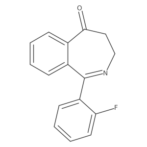 1-(2-Fluorophenyl)-3,4-dihydro-5H-2-benzazepin-5-one Structure