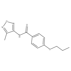N-(4-methyl-1,2,5-oxadiazol-3-yl)-4-propoxybenzamide Structure