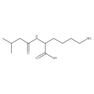 N2-(3-Methyl-1-oxobutyl)-L-lysine Structure