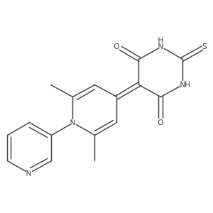 5-(2,6-dimethyl-4H-[1,3'-bipyridin]-4-ylidene)-2-thioxodihydropyrimidine-4,6(1H,5H)-dione Structure
