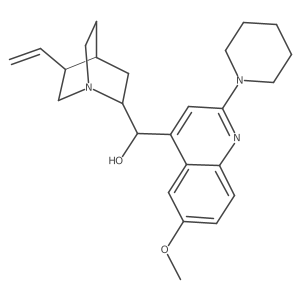 Piperidyl-quinine结构式