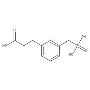 3-(Phosphonomethyl)benzenepropanoic acid Structure