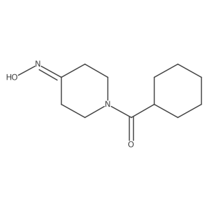 N-(1-cyclohexanecarbonylpiperidin-4-ylidene)hydroxylamine结构式