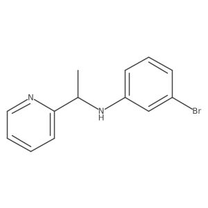 N-(3-Bromophenyl)-I+/--methyl-2-pyridinemethanamine结构式