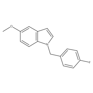 1-[(4-Fluorophenyl)methyl]-5-methoxy-1H-indole Structure