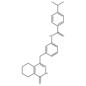 N-[3-[(3,4,5,6,7,8-Hexahydro-4-oxo-1-phthalazinyl)methyl]phenyl]-4-(1-methylethyl)benzamide Structure