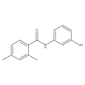 N-(3-hydroxyphenyl)-2,4-dimethylbenzamide结构式