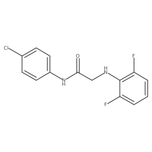 N-(4-Chlorophenyl)-2-[(2,6-difluorophenyl)amino]acetamide结构式