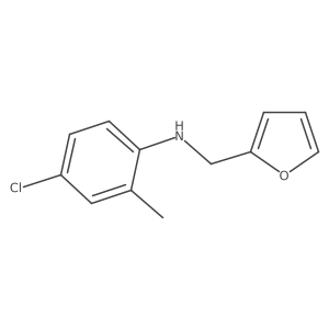 4-chloro-N-(furan-2-ylmethyl)-2-methylaniline Structure