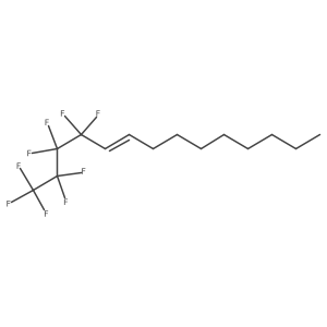 (5E)-1,1,1,2,2,3,3,4,4-Nonafluorotetradec-5-ene结构式