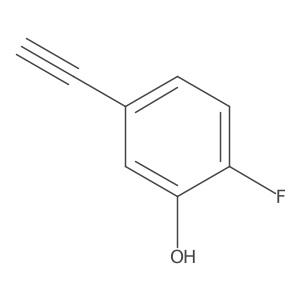 5-Ethynyl-2-fluorophenol Structure