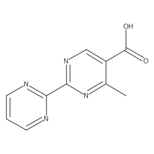 4-Methyl-2-(pyrimidin-2-yl)pyrimidine-5-carboxylic acid Structure