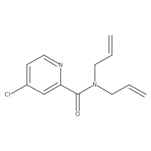 n,n-Diallyl-4-chloropicolinamide Structure