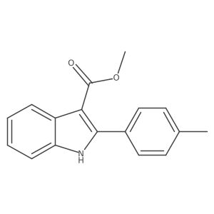 methyl 2-(4-methylphenyl)-1H-indole-3-carboxylate Structure