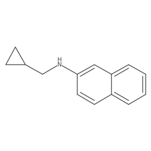N-(Cyclopropylmethyl)naphthalen-2-amine结构式