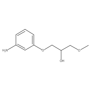 1-(3-Amino-phenoxy)-3-methoxy-propan-2-ol Structure