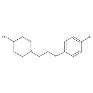 1-[2-(4-Fluorophenoxy)ethyl]piperidin-4-ol Structure