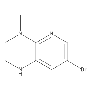 7-Bromo-4-methyl-1,2,3,4-tetrahydropyrido[2,3-b]pyrazine结构式
