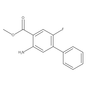 Methyl 5-amino-2-fluoro[1,1'-biphenyl]-4-carboxylate Structure