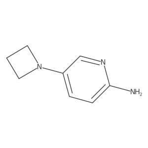 5-(Azetidin-1-yl)pyridine-2-amine Structure