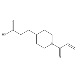 3-(1-Prop-2-enoylpiperidin-4-yl)propanoic acid Structure