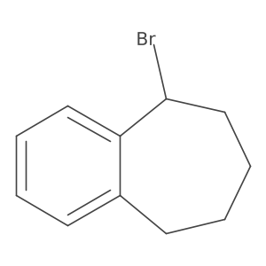 5-bromo-6,7,8,9-tetrahydro-5H-benzo[7]annulene结构式
