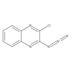 2-Azido-3-chloroquinoxaline Structure