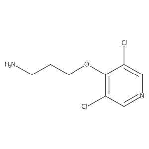 3-[(3,5-Dichloropyridin-4-yl)oxy]propan-1-amine Structure