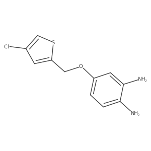 4-[(4-chloro-2-thienyl)methoxy]-1,2-Benzenediamine结构式