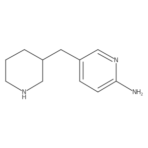5-[(Piperidin-3-yl)methyl]pyridin-2-amine Structure