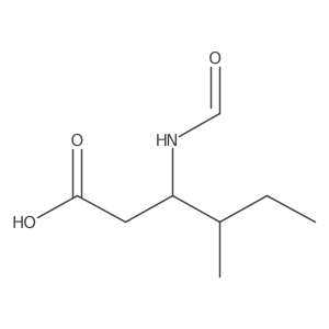 3-Formamido-4-methylhexanoic acid Structure