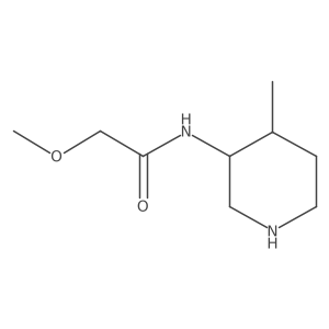 2-methoxy-N-(4-methylpiperidin-3-yl)acetamide Structure