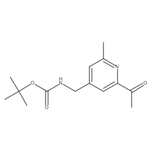 Tert-butyl (2-acetyl-6-methylpyridin-4-YL)methylcarbamate Structure