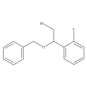 1-[1-(Benzyloxy)-2-bromoethyl]-2-fluorobenzene Structure
