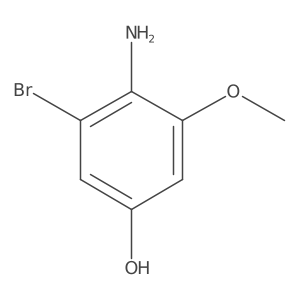 4-Amino-3-bromo-5-methoxyphenol结构式