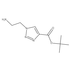 Tert-butyl 1-(2-aminoethyl)-1h-1,2,3-triazole-4-carboxylate Structure