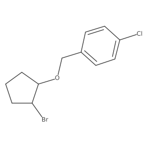 1-(((2-Bromocyclopentyl)oxy)methyl)-4-chlorobenzene Structure